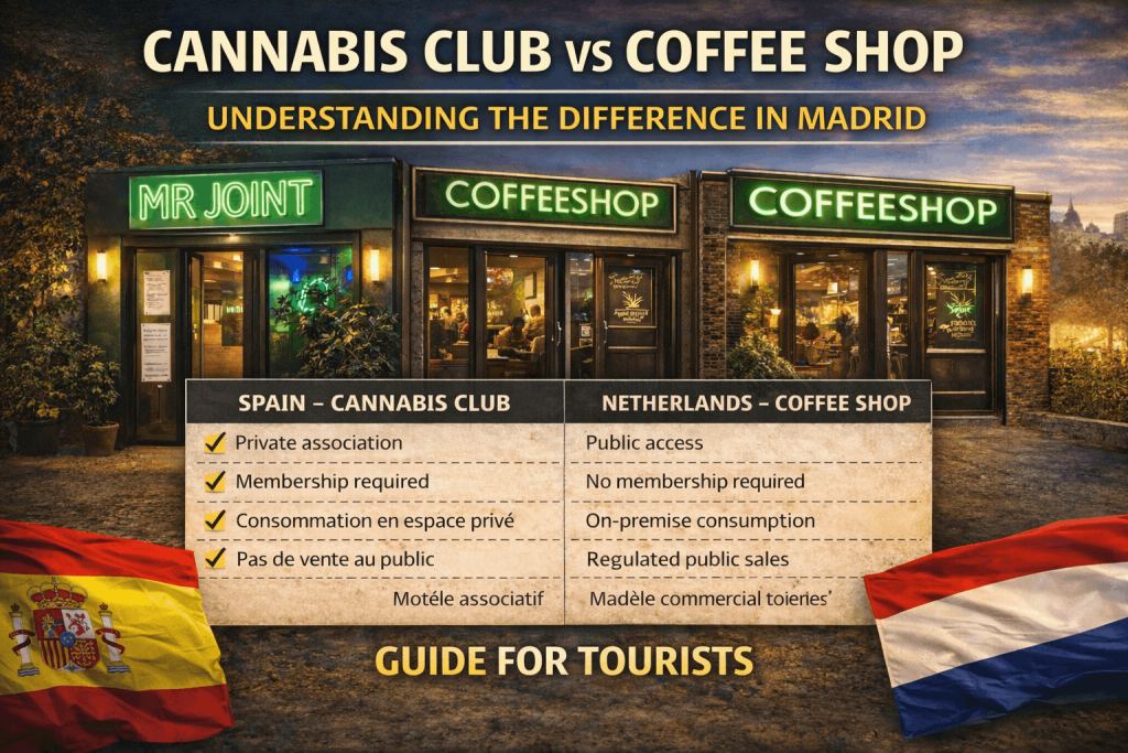 Cannabis club vs coffee shop why Madrid works differently