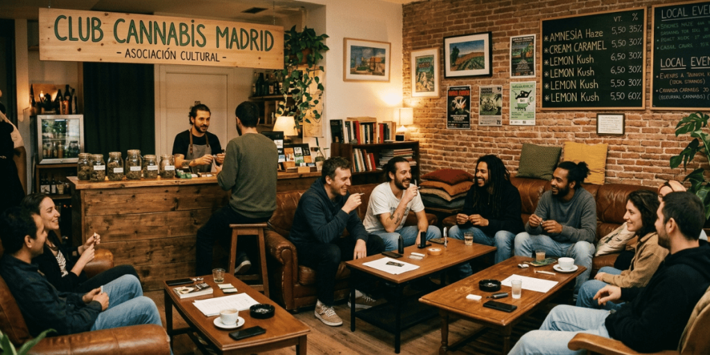 club cannabis Madrid sans parrainage